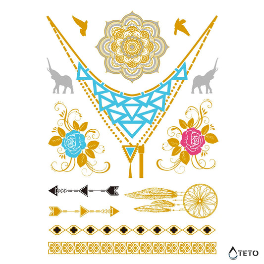 Zapestnice in motivi - Set – Tip B - TETO Začasne Tetovaže