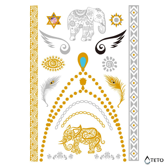 Zapestnice in motivi - Set – Tip C - TETO Začasne Tetovaže