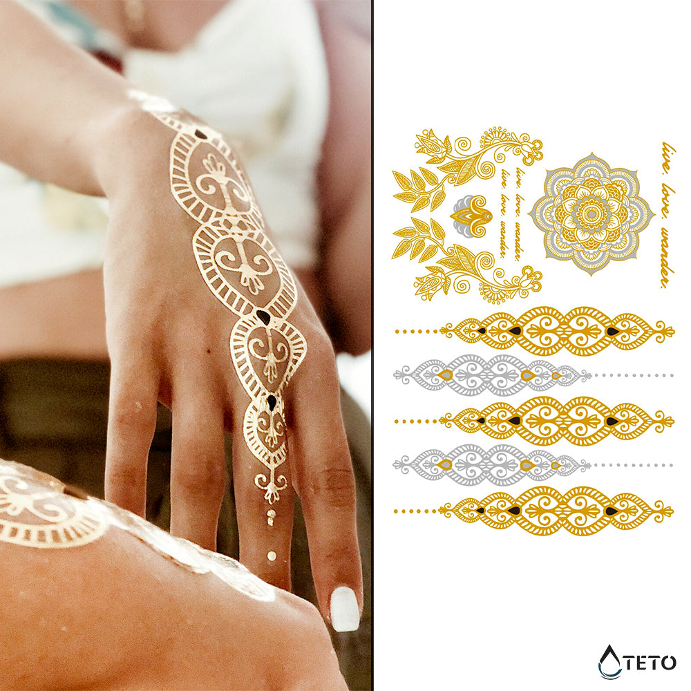 Živi, ljubi, odkrivaj – Set – Tip B - TETO Začasne Tetovaže