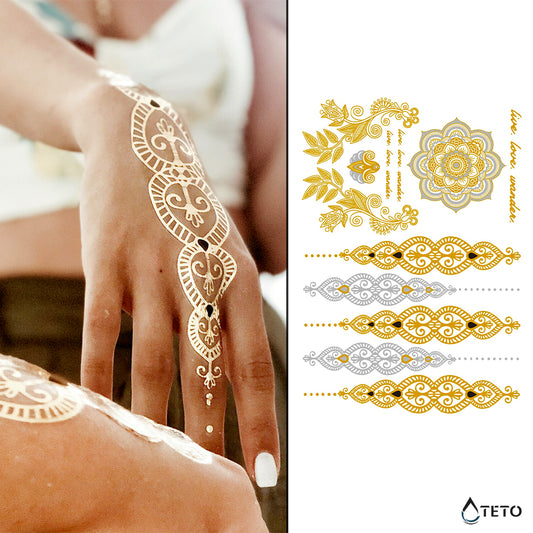 Živi, ljubi, odkrivaj – Set – Tip B - TETO Začasne Tetovaže