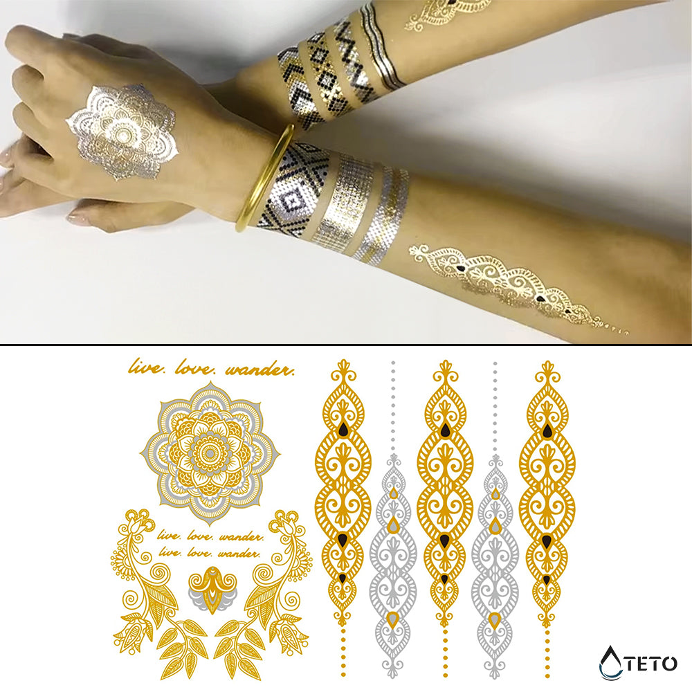 Živi, ljubi, odkrivaj – Set – Tip B - TETO Začasne Tetovaže