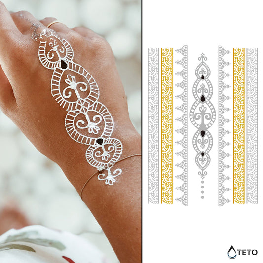 Zapestnica in motivi - Set – Tip H - TETO Začasne Tetovaže